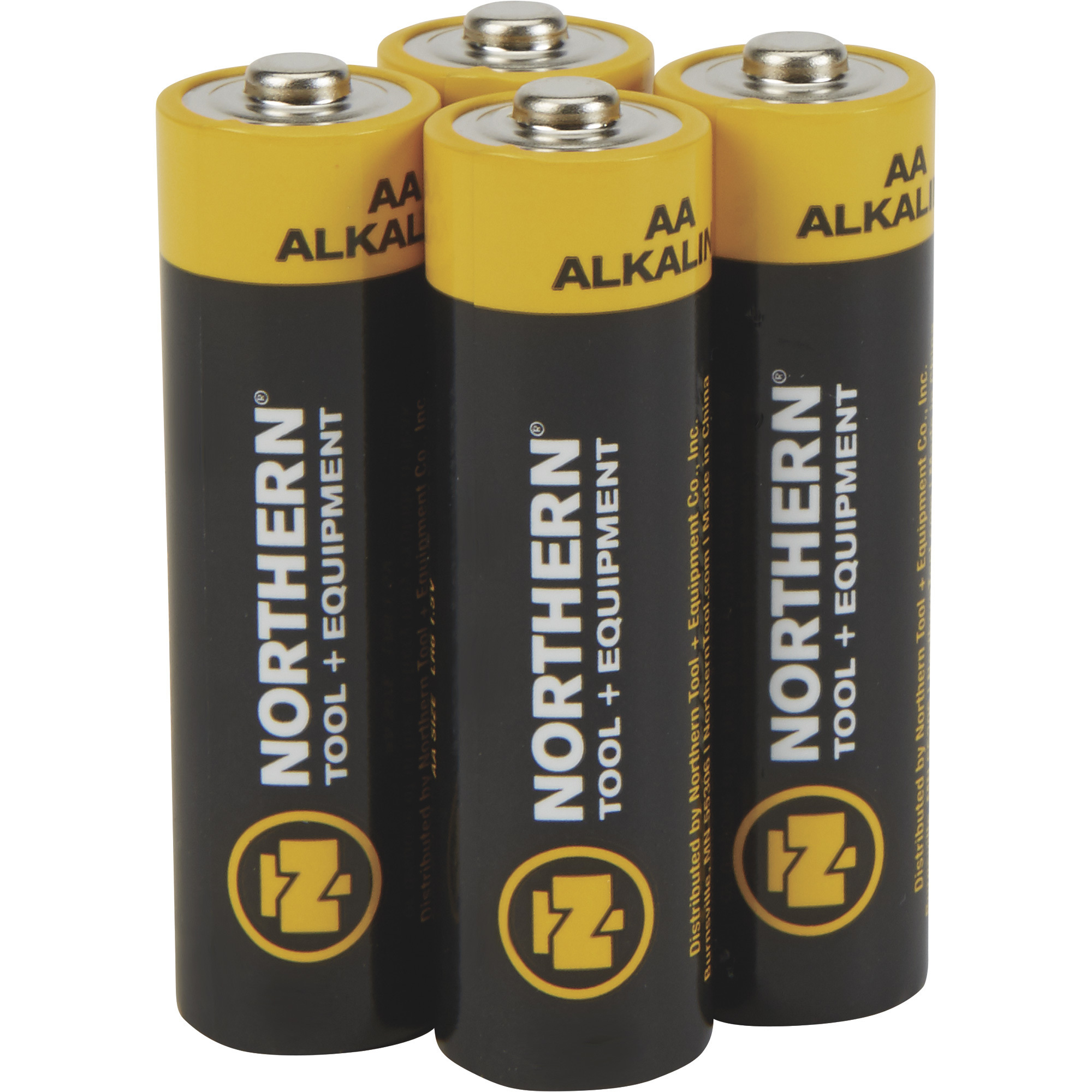 Northern Tool + Equipment AA Alkaline Batteries, 4-Pk.